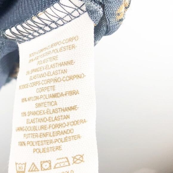 Free people burst ditsy grey floral mesh ruffle mini dress - Picture 6 of 11